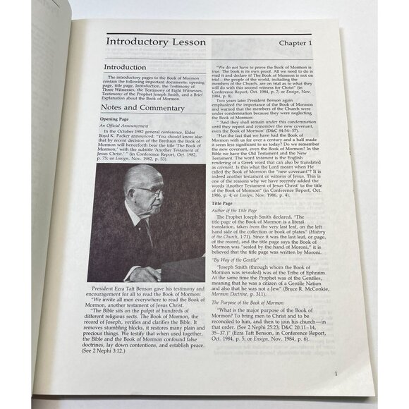 Book of Mormon Student Manual Religion 121 and 122 LDS Mormon 1989 - Picture 5 of 9